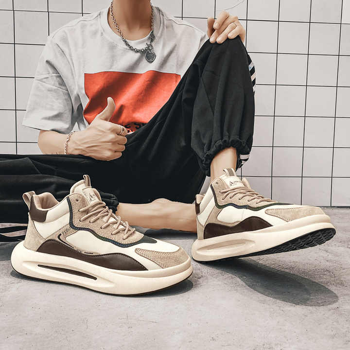 2024 Korean Style Soft Black Sneakers with Custom Logo