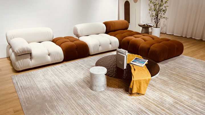 Hot sale modern furniture corner sectional sofa.