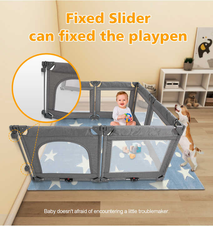 Factory price wholesale playpen, portable playpen for children's safety