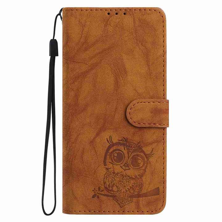 محفظة أعمال PU لهاتف iphone 13 14 15 16 Owl ملحقات الهاتف المحمول الجلدية لـ كفرات