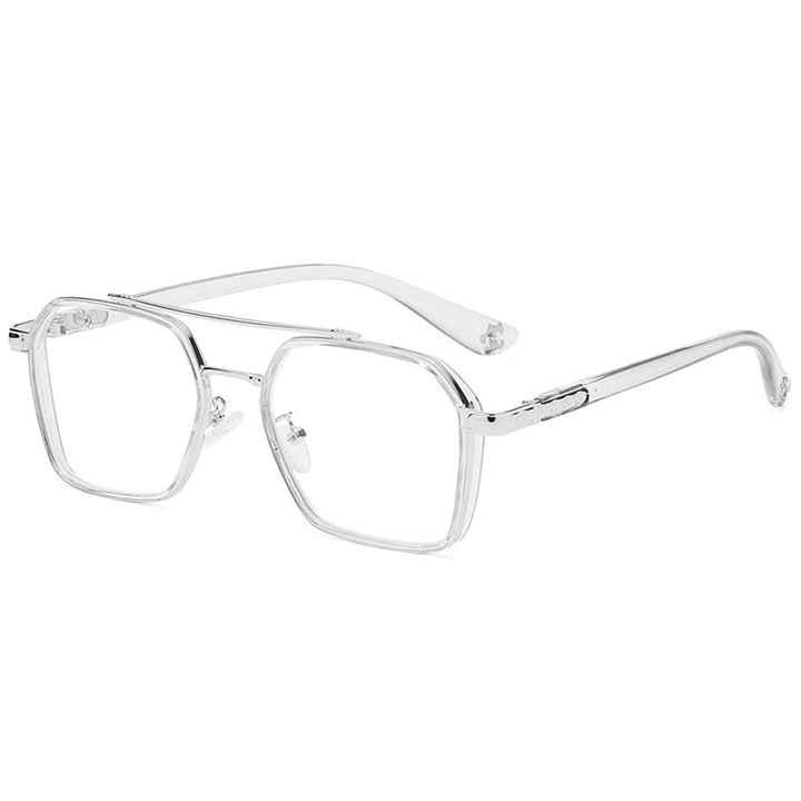Men Women Rimless Reading Glasses Far Near Anti Blue Light Magnification Antifatigue Presbyopic Glasses Reading Glasses
