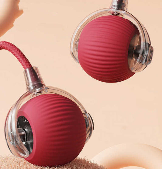 Bite-resistant Automatic Teaser Ball Cat Toy Ball High Self .