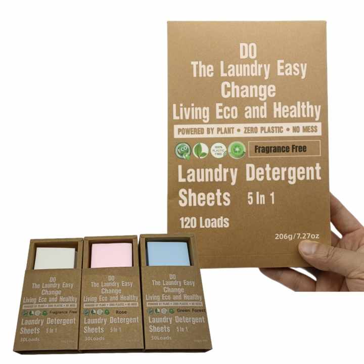 Detergent Sheets Eco Friendly Laundry-مناديل تنظيف صديقة