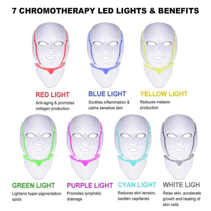 Mask Face Neck Photon LED-قناع