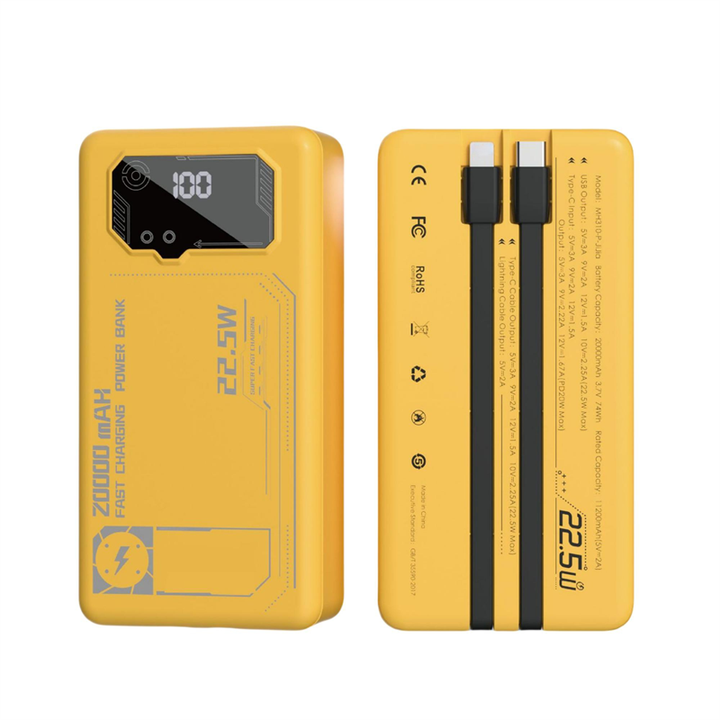 باور بانك ميكا جديد بخطين بسعة . New MICA Dual-Port Power Bank with