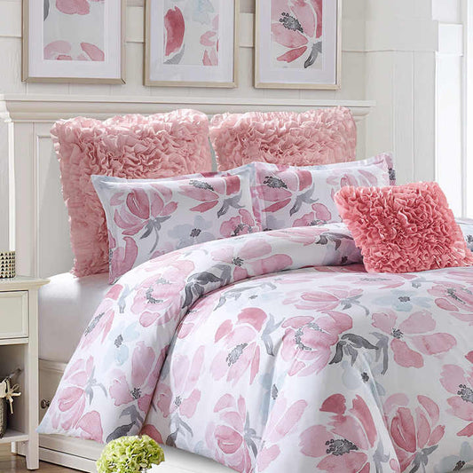 Luxury Wholesale Pink Rose Comforter Set Manufacture.