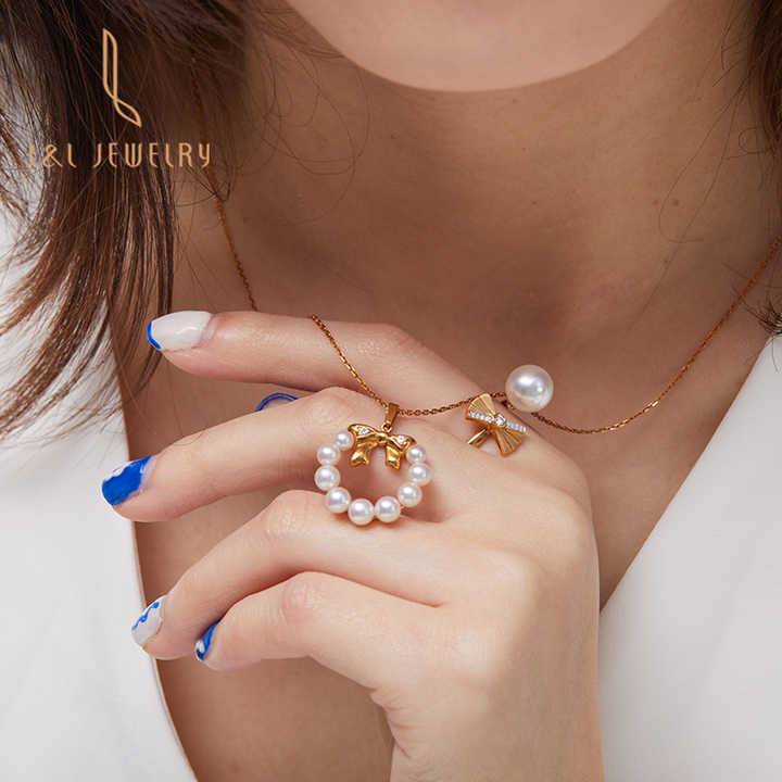 pearl diamond necklace