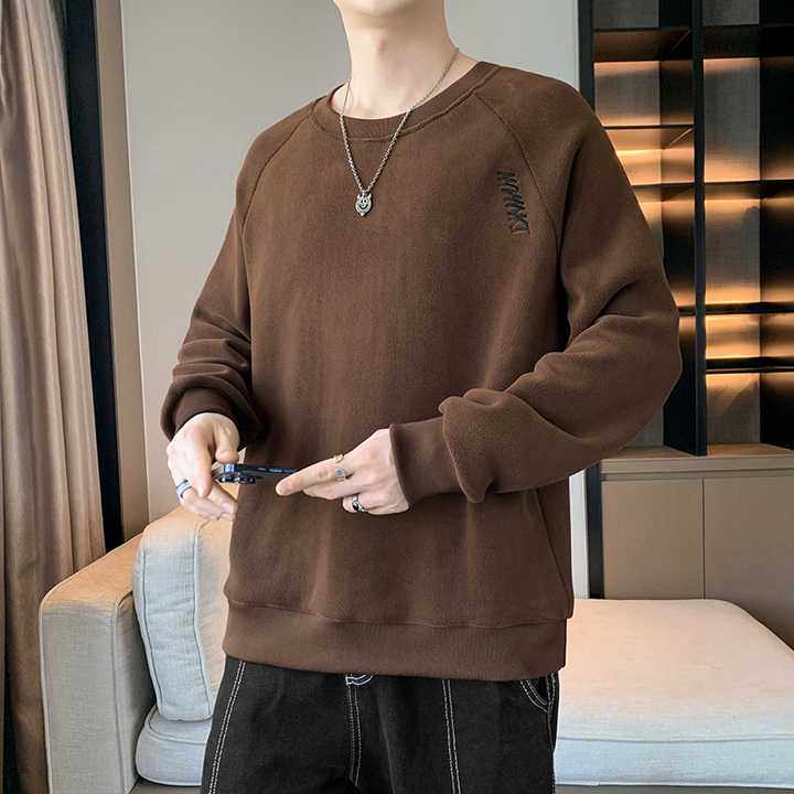 Men's Oversized Pullover -سويت شيرت