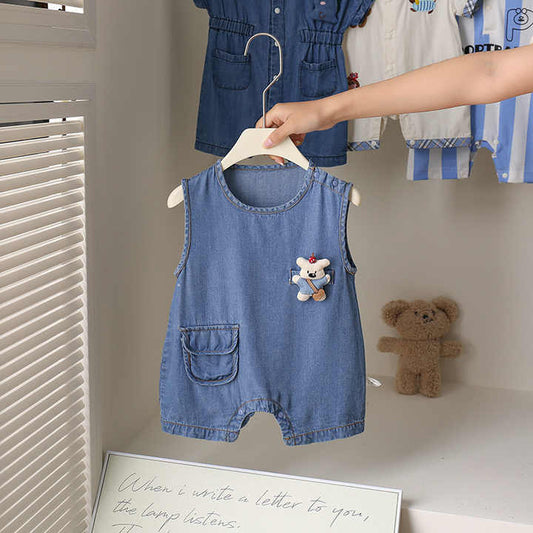 Summer Sleeveless Denim Baby
