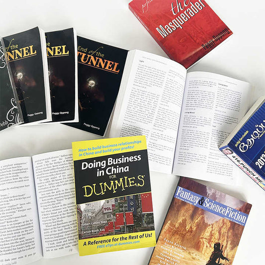 خدمة طباعة مخصصة للكتب الإنجليزية المخصصة والتجليد المثالي والروايات والكتب الورقية Fast Delivery Personalized English Books Perfect Bound Story Novel Paperback Book Custom Printing Service