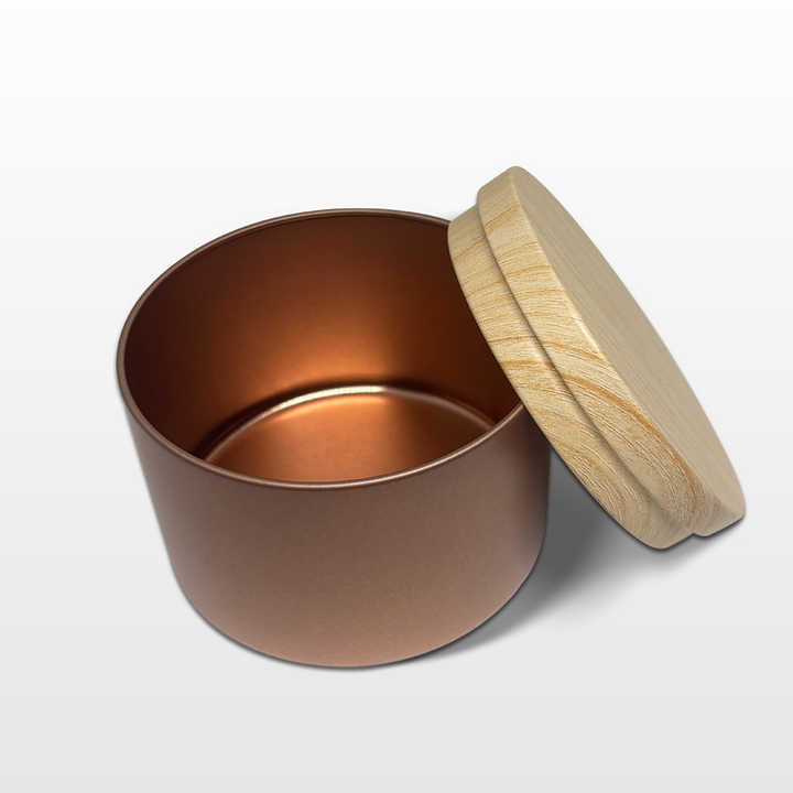 Black and White Metal Scented Candle-علب شموع معطرة