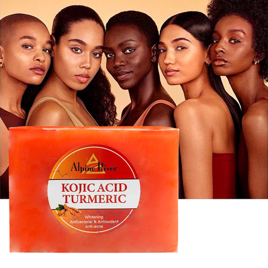 Dark Spots Turmeric Soap for Women - Korean Skin Care Product, Facial Cleanser