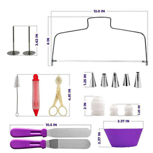 Nozzle Tips Pastry Piping Refill Kits