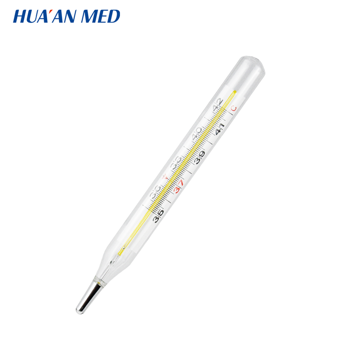 مقياس حرارة بالجملة سهل الاضغط عليه غير سام . Wholesale Easy Press Non-Toxic Oval Environmental Glass