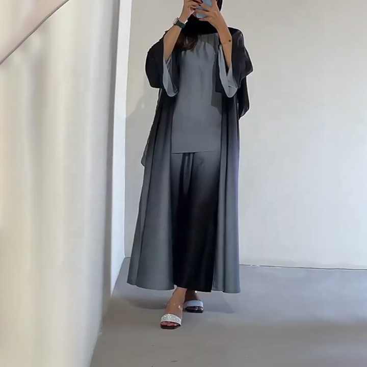 عباية ملونة اومبير