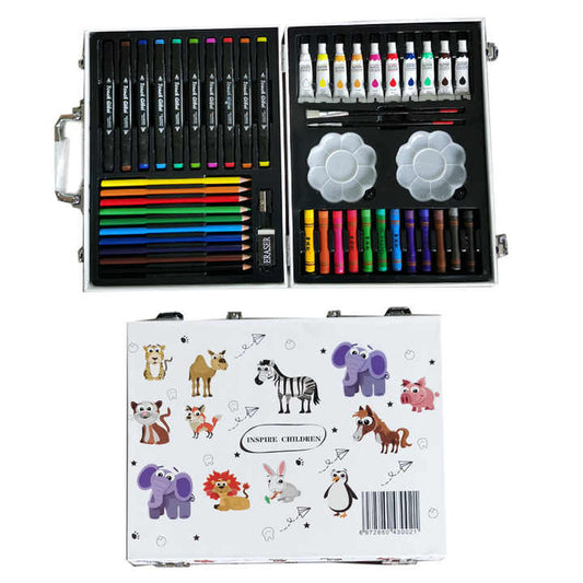 Kids School Drawing Colors Wooden