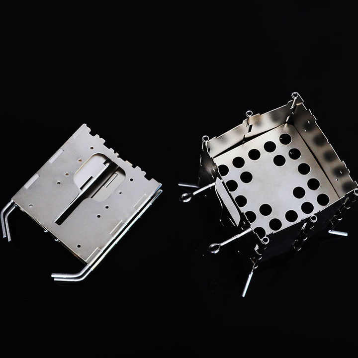 4 in 1 Multi-Fuel Portable Outdoor Charcoal, Alcohol,