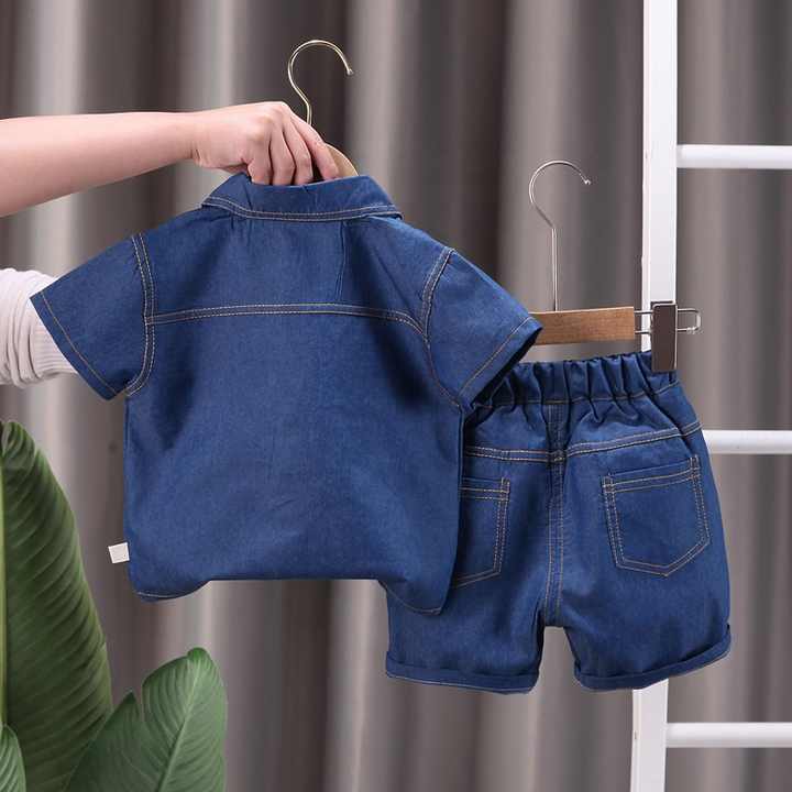 Baby Boys Summer Suit, Baby Boys Summer Denim