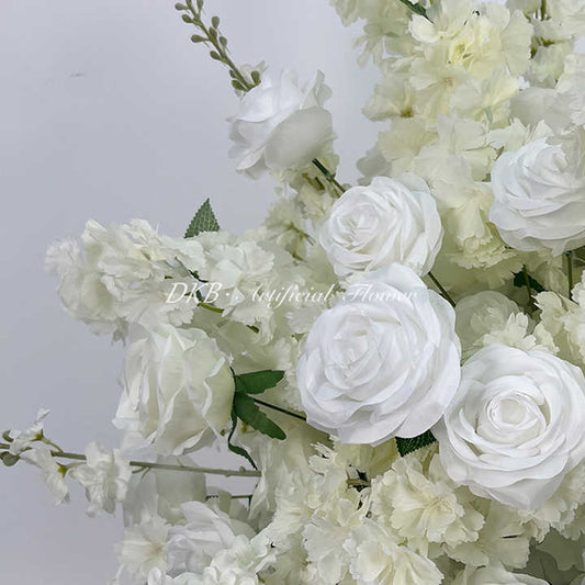 زهرة الكرة زفاف الديكور الوردي الأبيض