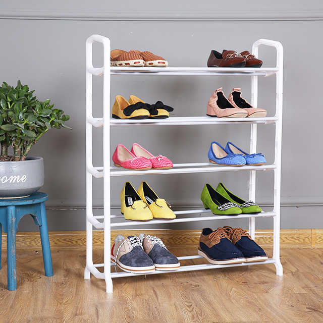 رف أحذية بلاستيكي قابل للطي - foldable plastic shoe rack