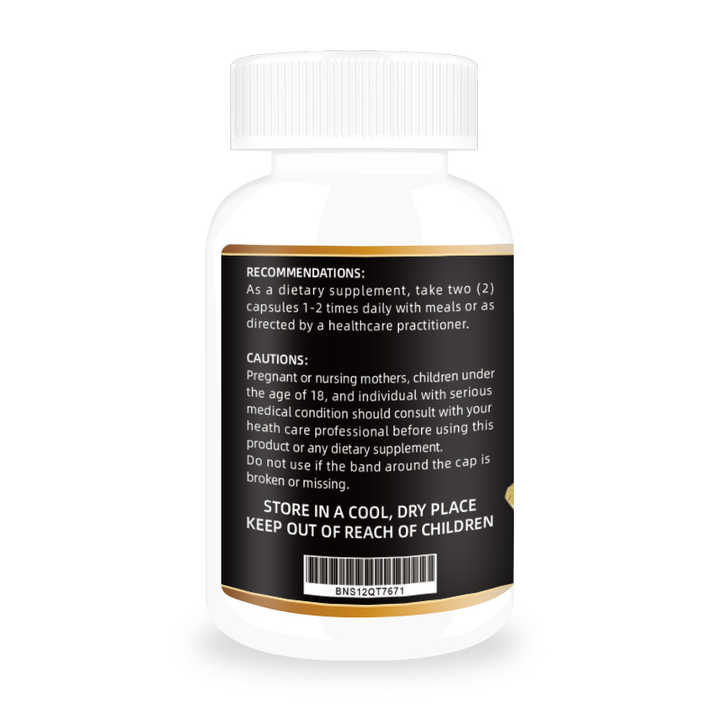 Maca Power Capsules, Black Maca Root Capsule for Men's Stamina Enhancement