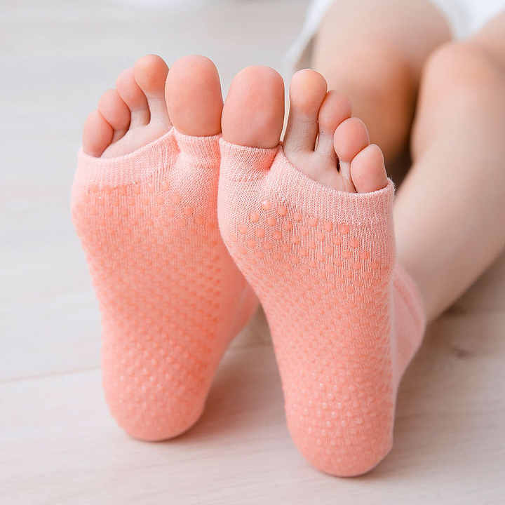 Yoga Socks Yoga Anti-slip Sock for Split Toe Anti-slip Yoga Socks Fingerless Anti-slip Yoga Socks