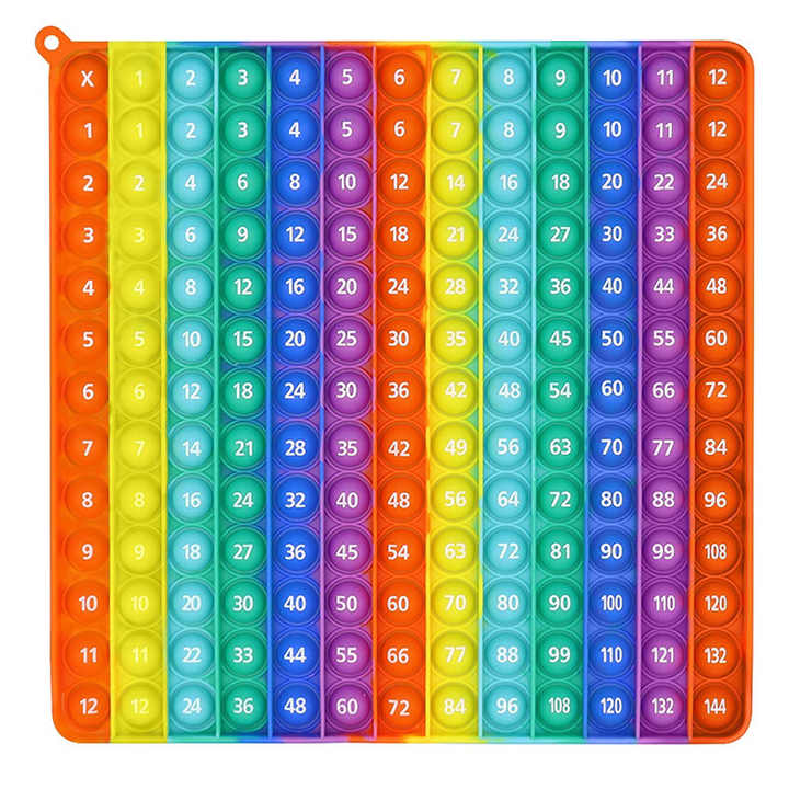 Multiplication Table Rainbow Press-جدول الضرب