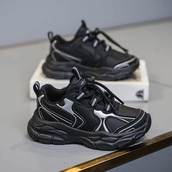 High Quality Casual Kids Boys Girls Leather.