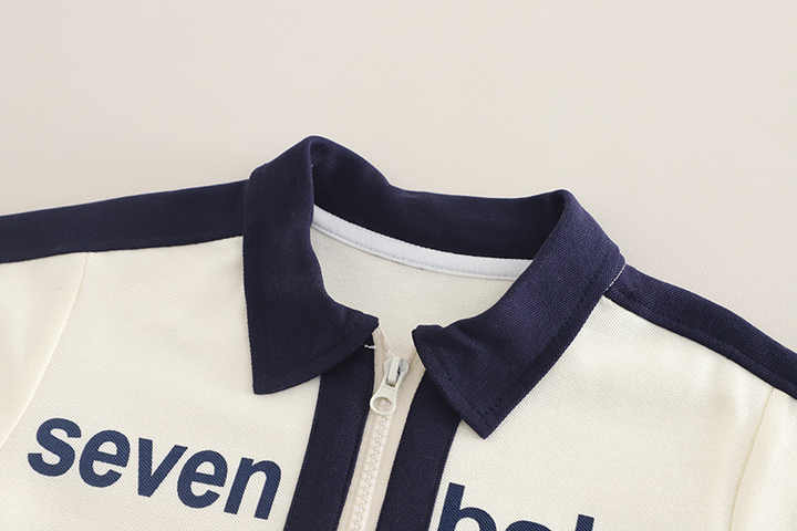 Short Sleeve Suit Boy T-shirt Baby-بدلة أطفال مختلطة