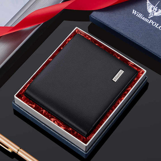 WilliamPOLO Best Selling Men's Short Bifold Wallet,