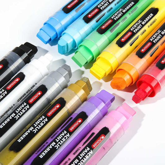 Gxin OEM/ODM Large Size Glitter Acrylic Colored Markers