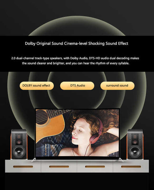 تلفزيون ذكي عالي الجودة يعمل بنظام أندرويد . High-quality 65-inch Full 4K HD LED Android