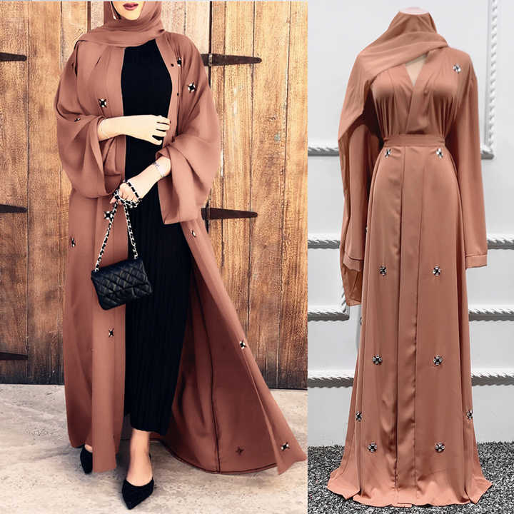Modest colorful abaya