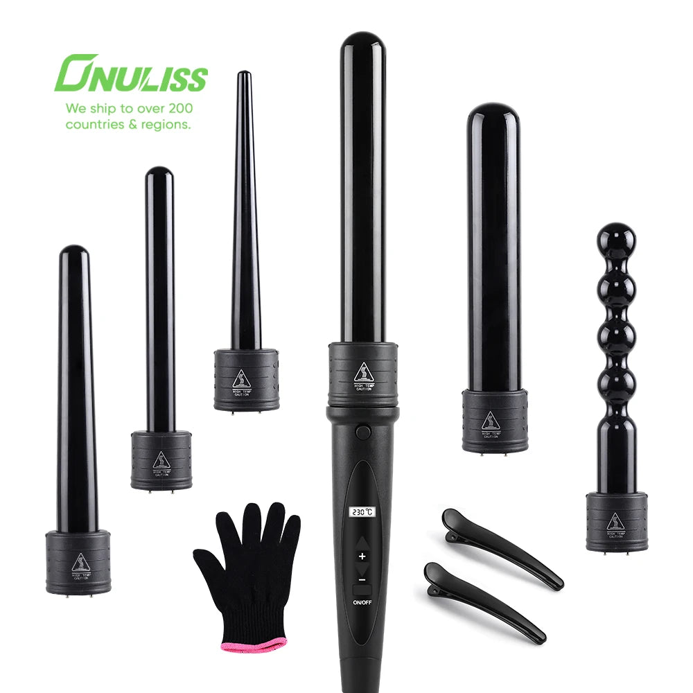 Professional hair curling iron