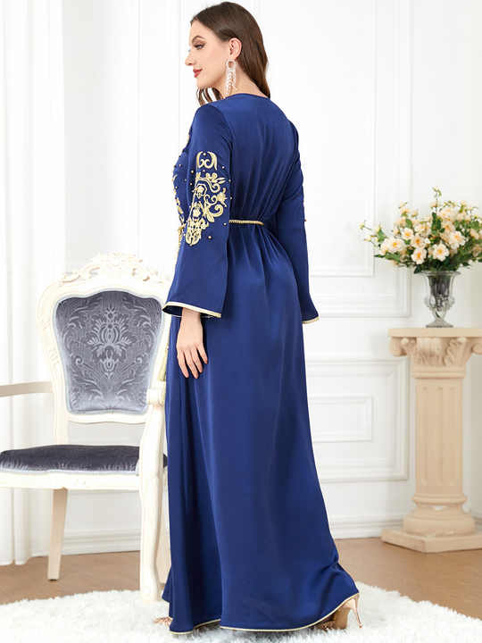 Middle Eastern Islamic Women's Embellished Dresses