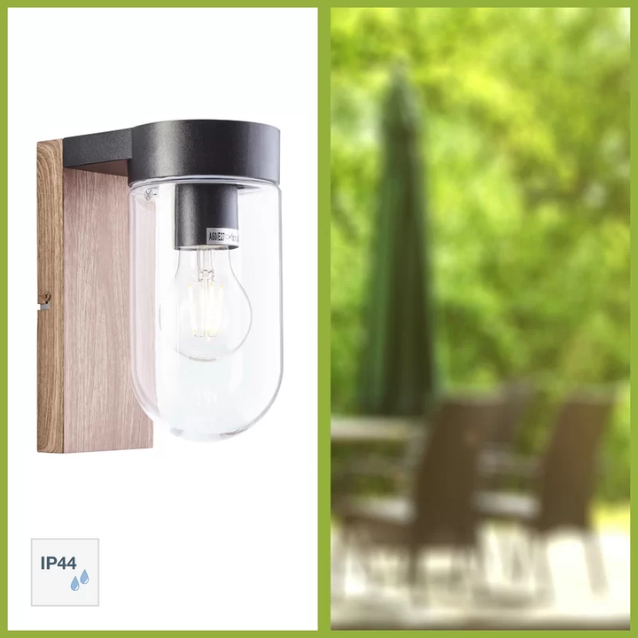 Wall lamp with borders