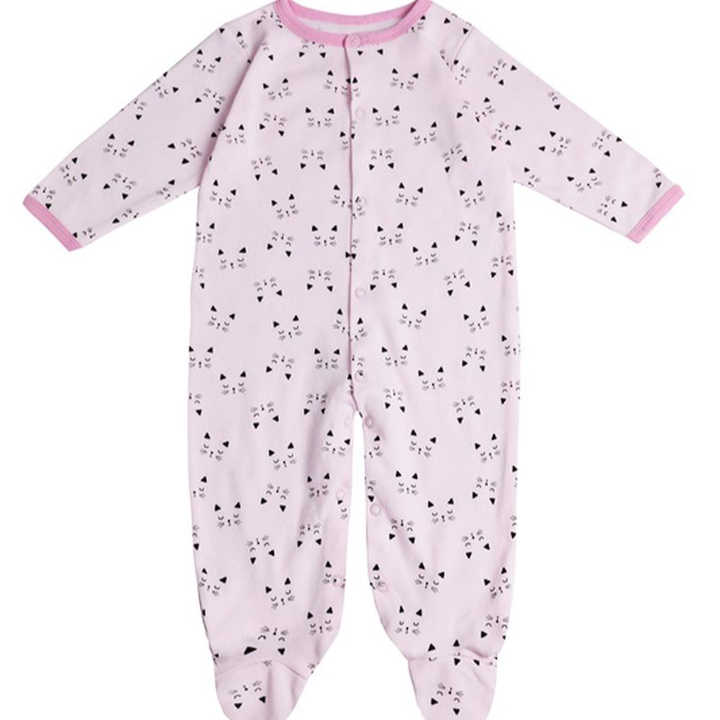 Long sleeve cotton sleepwear for children