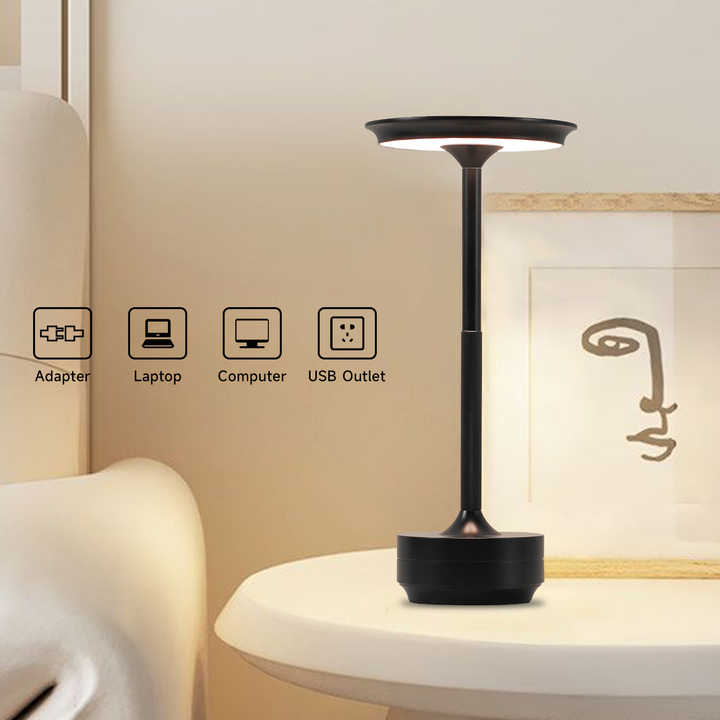 metal table lamp