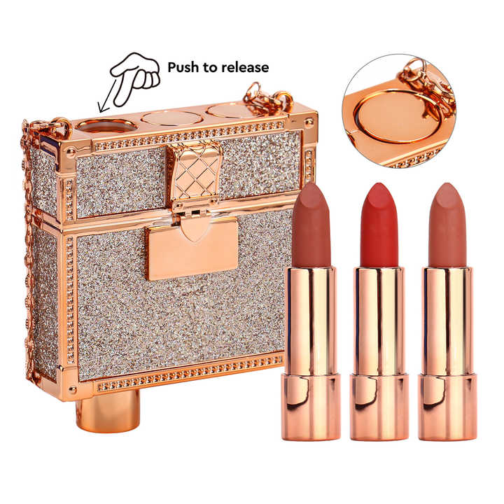 Elegant lipstick bag lips