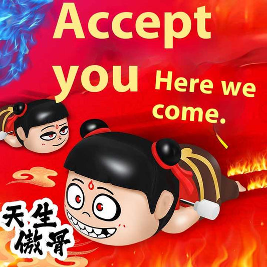 In Stock Cute Nezha Clockwork Crawling