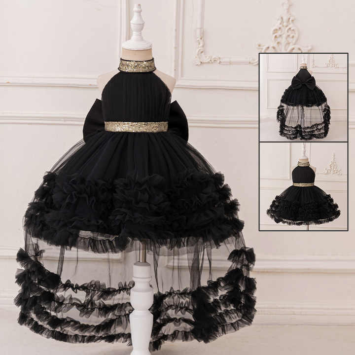 New Arrival Top Selling Satin Girls' Birthday Dress