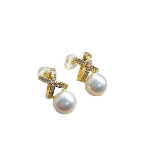 freshwater pearl earrings