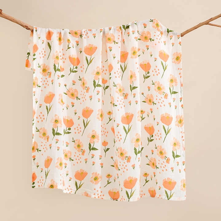 Super Soft Infant Baby Cotton Material-بطانية قماط موسلين