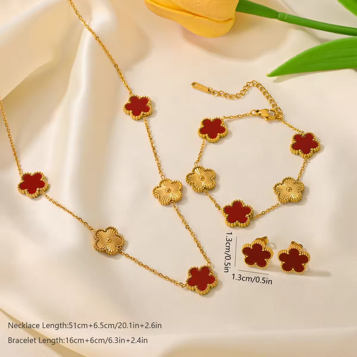 necklace set قلادة طقم