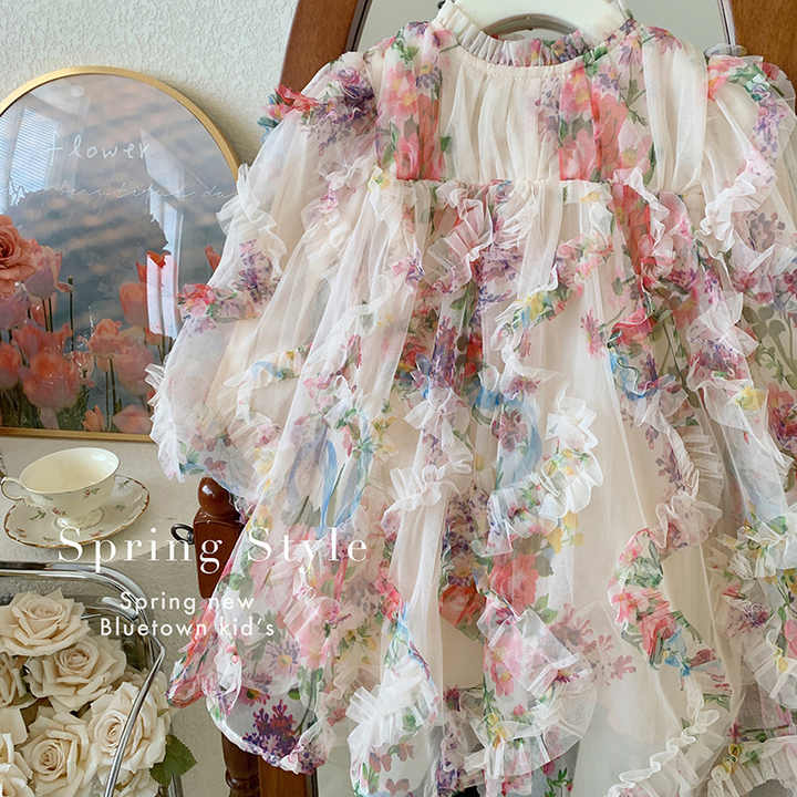 ملابس الربيع الزهرية للاطفال Floral spring clothes for kids
