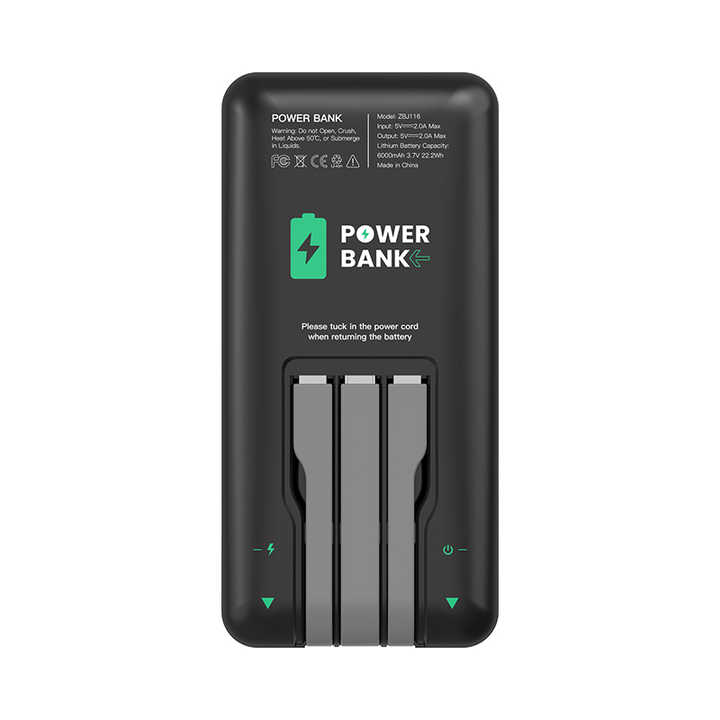 6000mAh Portable Battery Power Bank