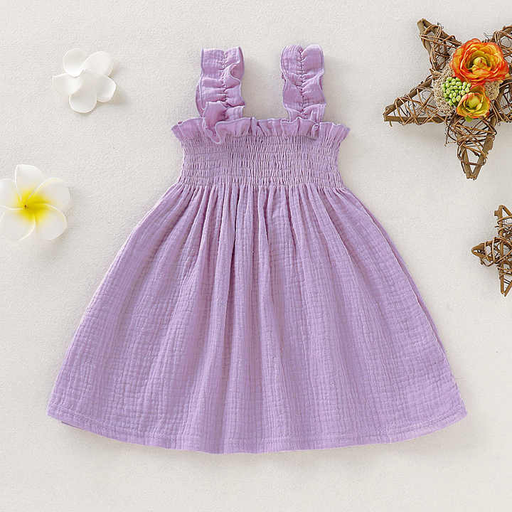 Girls Frock Kids Dress Style Baby Clothes