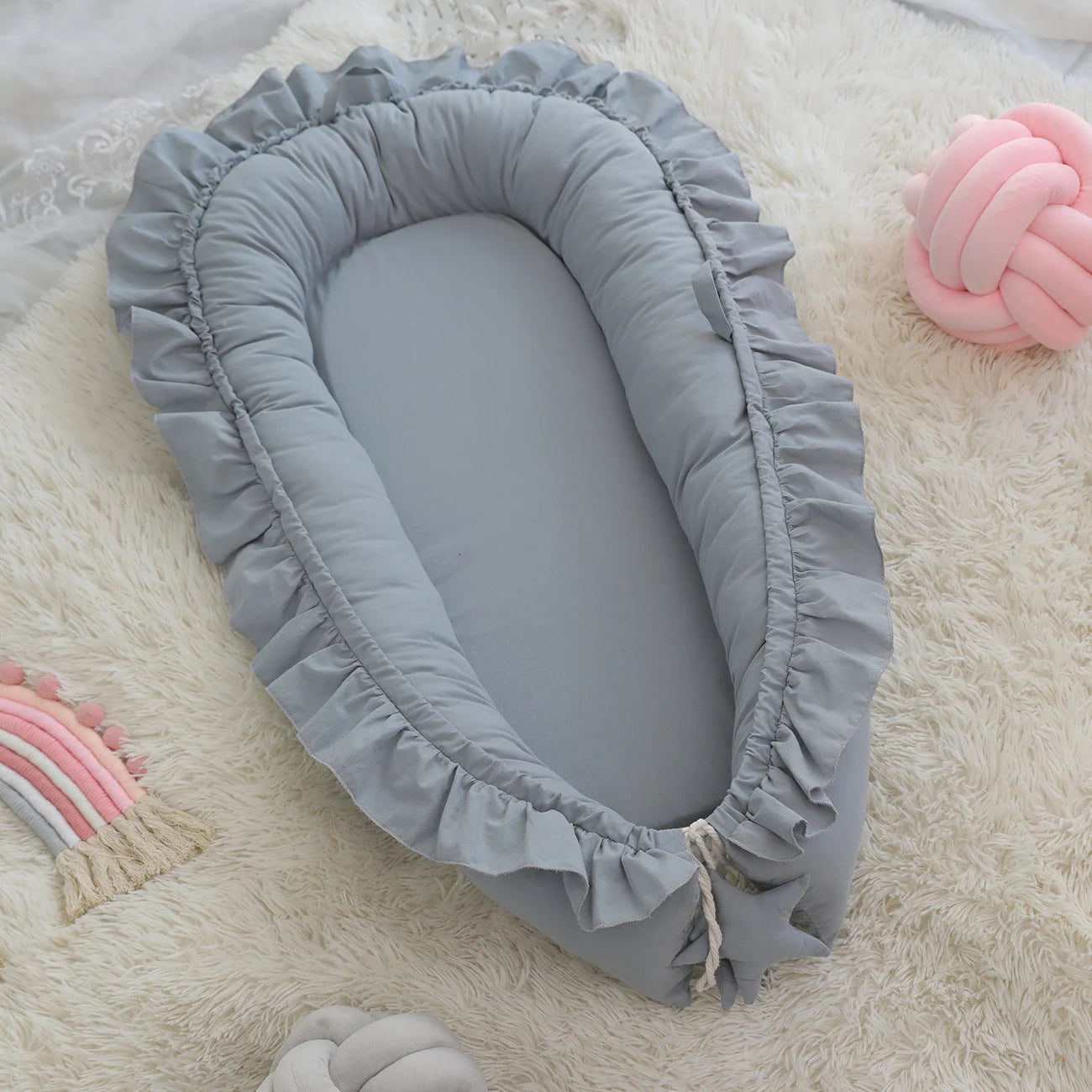 Pure Cotton Flexible Newborn -سرير سفر قابل للطي