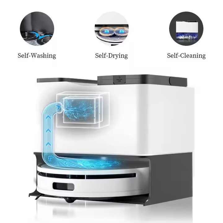 Automatic cleaning robot vacuums
