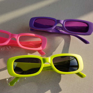 Lbashade Women's Vintage Designer Square Sunglasses
